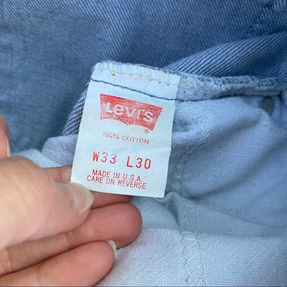 Levi’s vintage black acid wash black tab 550 jeans 33x30 - Picture 2 of 6